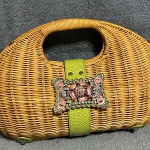 Wicker Clutch Purse